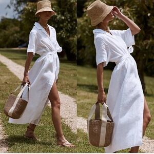 DISSH hoult linen dress